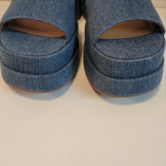 NWT Women's Alessia Platform Heels - Wild Fable Blue size 9.5 - Picture 9 of 11